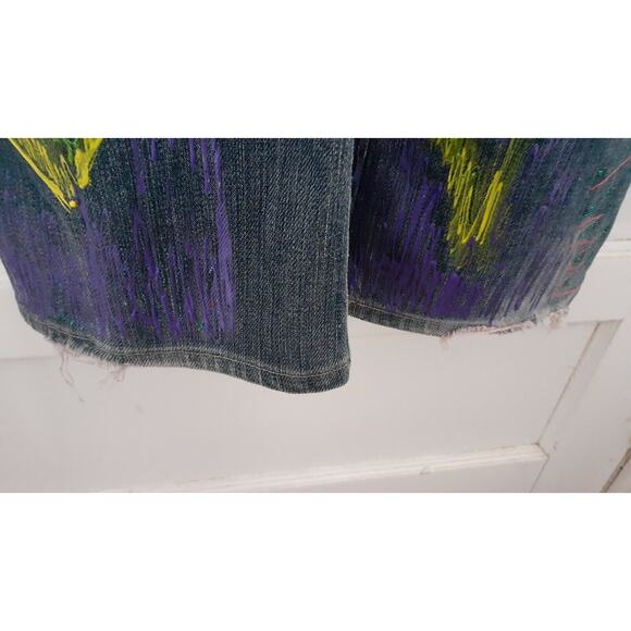 Adriano Goldschmied, AG The Angel boot cut, painted/distressed, USA, 27R, cotton - Picture 7 of 9